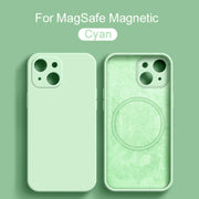 Cyan MagSafe Silicone Case